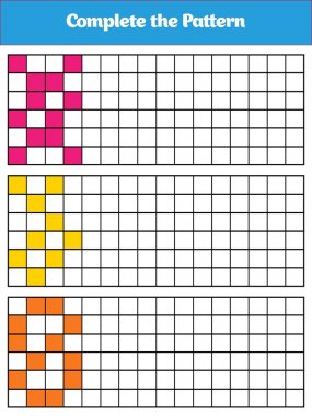 Eğitim mantığı okul öncesi çocuklar için oyun. Vektör çizim
