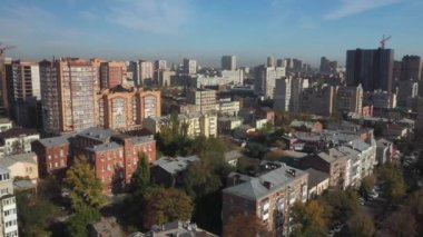 Rostov-on-Don - 2019: Şehir merkezi, Pushkinskaya caddesi yukarıdan