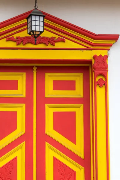 Colourful door closeup — Stock Photo, Image