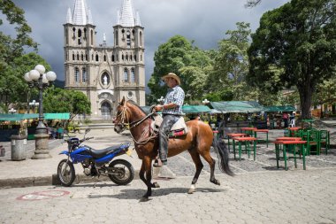 El Jardin at arka binicisi