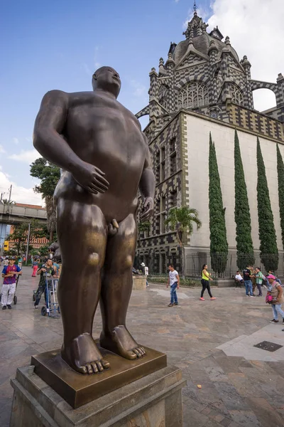 Botero-Statue Nahaufnahme in Medellin — Stockfoto