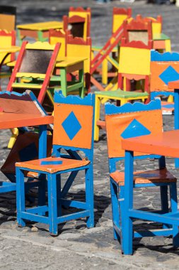 geleneksel Kolombiya sandalye 