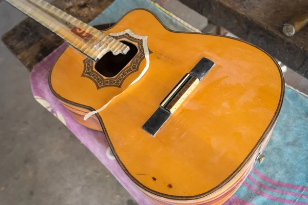 Artisan guitar closeup — Stock Photo, Image