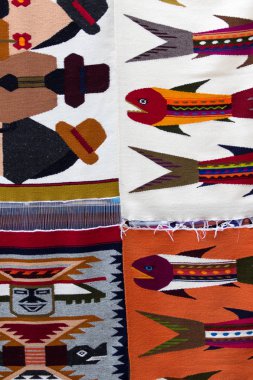 Otavalo renkli Tekstil