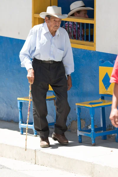 Homem idoso colombiano — Fotografia de Stock