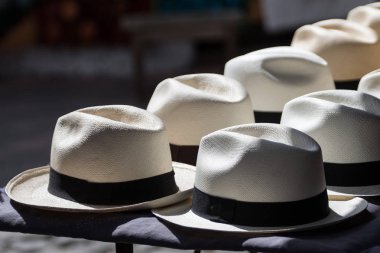 Panama hat closeup