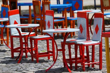 renkli veranda mobilya Kolombiya 