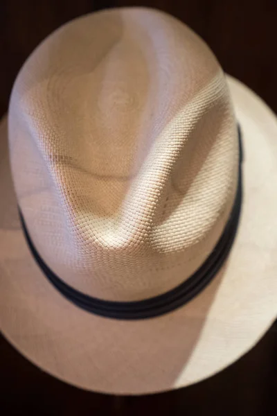 Panama hat closeup — Φωτογραφία Αρχείου