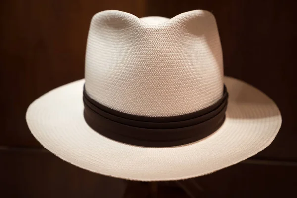 Панамський капелюх крупним планом — стокове фото