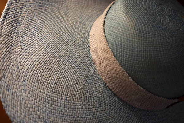 panama hat closeup