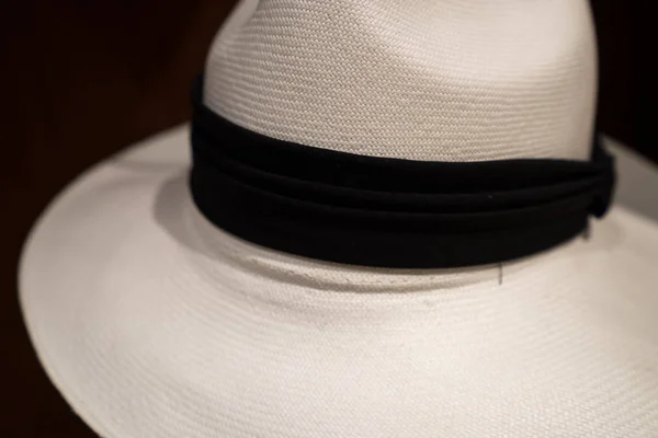 Panama hat closeup — Stock Fotó