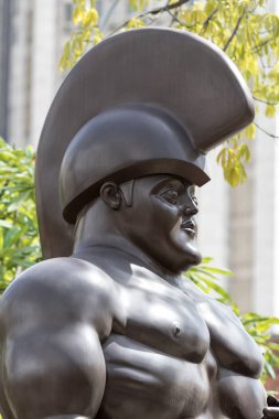 Botero heykel closeup Medellin
