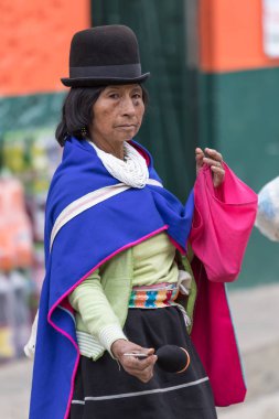 guambiano kadın iplik yün 