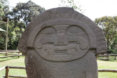 San Agustin eski Kolombiya heykeli 
