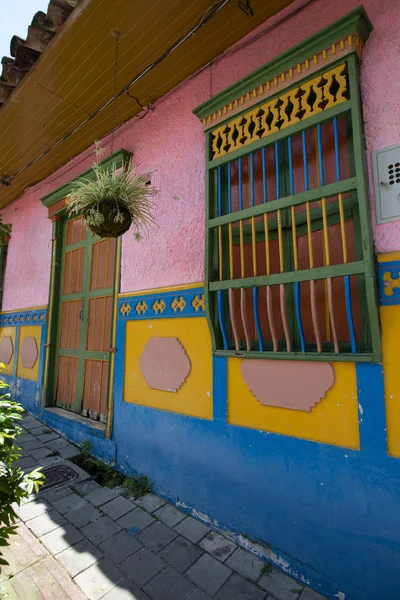Koloniale architectuur in Colombia — Stockfoto