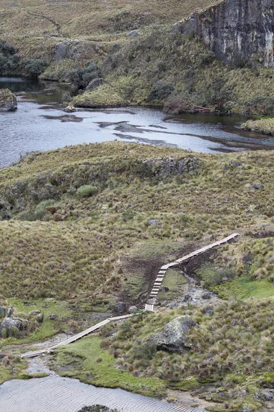 Národní park cajas Ekvádor — Stock fotografie