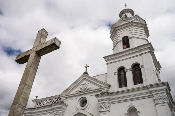 Kerk architectonische details in Cuenca — Stockfoto