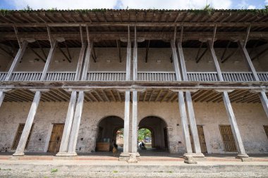 eski sömürge Portebelo Panama'da bina 