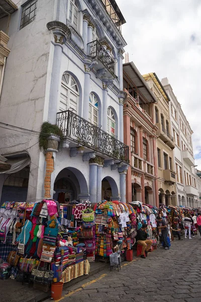 Vendedores ambulantes en Cuenca — Foto de Stock