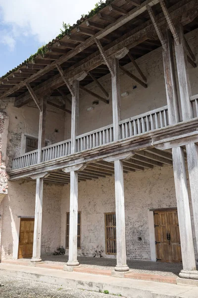 eski sömürge Portebelo Panama'da bina 