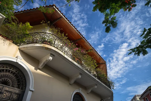 Colonial architecture in Casco Viejo Panama City — Stock Photo, Image