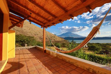 veranda Ekvator görünümünden rahatlatıcı 