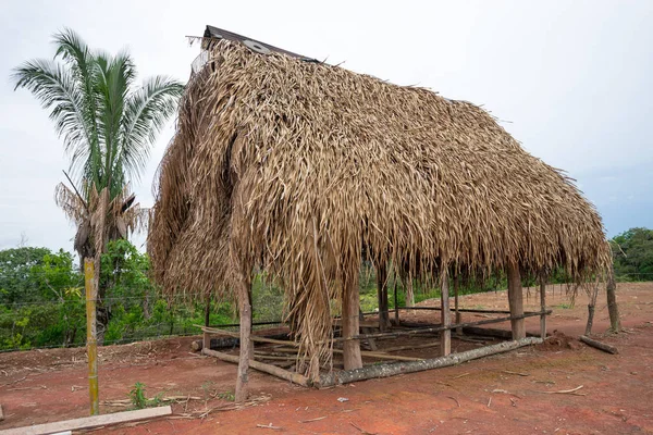 Cabane en bord de route au Panama — Photo