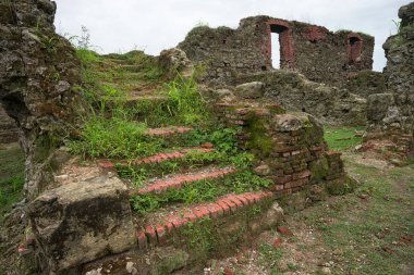 eski İspanyolca kale Harabeleri Panama 