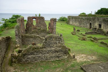 eski İspanyolca kale Harabeleri Panama 
