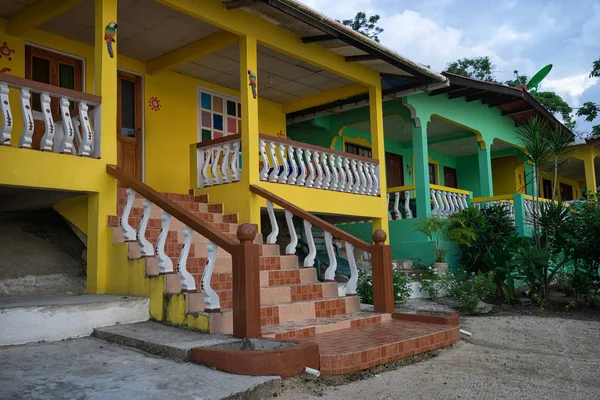 Arquitectura colorida en Panamá — Foto de Stock
