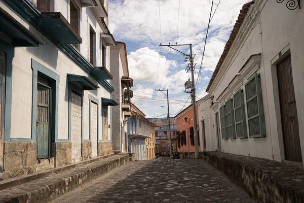 Rue pavée en Huila, la Colombie — Photo