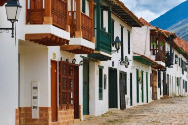 Villa de Leyva sömürge binalarda 