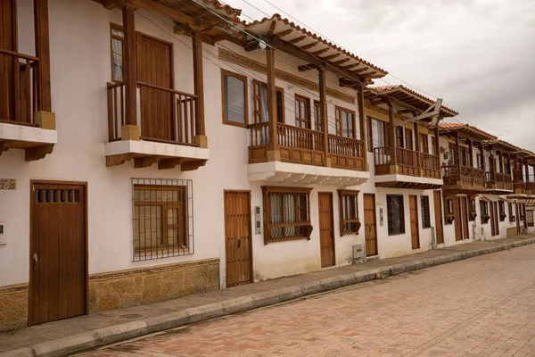Zona centro di Villa de Leyva Colombia — Foto Stock