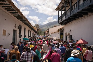 Villa de Leyva yıllık dini fiesta