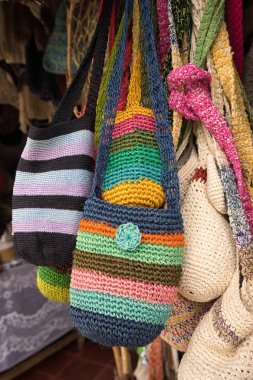 geleneksel Kolombiya omuz çantası 