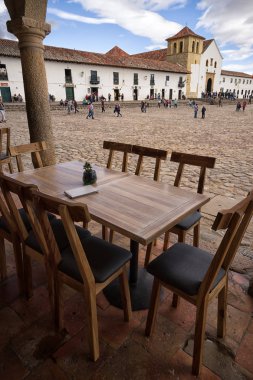 Villa de Leyva tabloda Restoran
