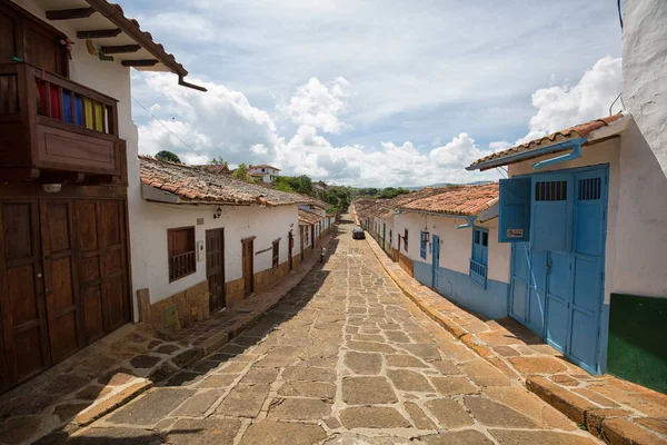 콜롬비아는 인기 있는 관광 목적지에 식민지 Baricara — 스톡 사진