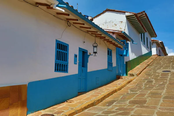 Koloniale baricara in kolumbien ein beliebtes touristenziel — Stockfoto