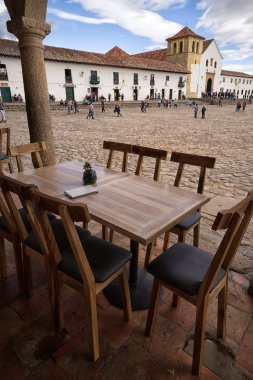 Villa de Leyva tabloda Restoran