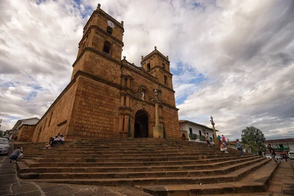 O centro de Barichara Colômbia — Fotografia de Stock