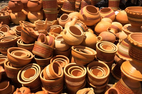 Vasos Argila Para Venda Colômbia — Fotografia de Stock