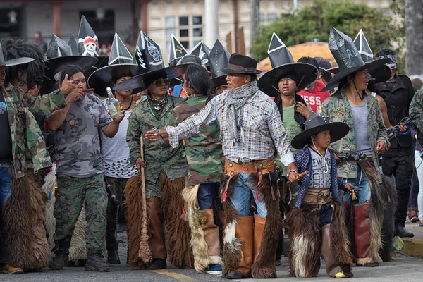 Inti Raymi firande i Cotacachi, Ecuador — Stockfoto