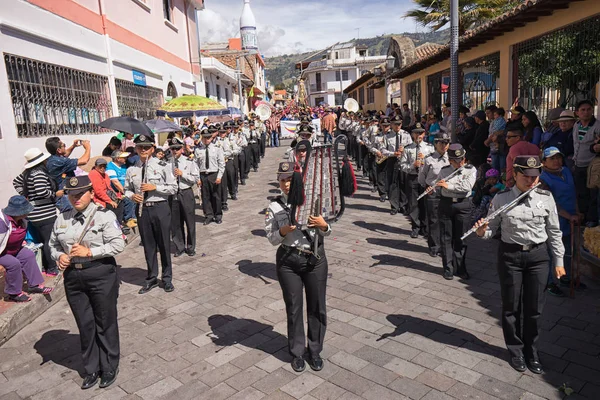 Militära band i Ecuador — Stockfoto