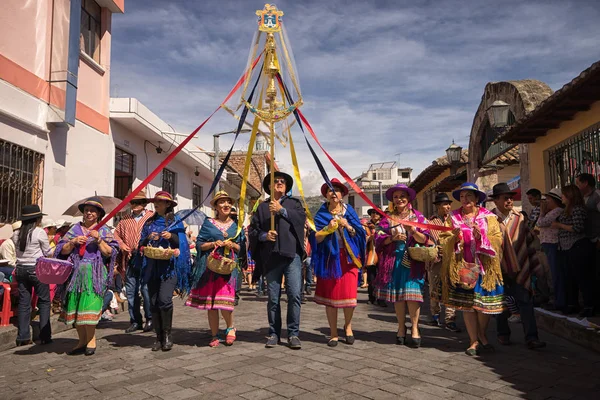Парад Корпус-Кристи в Эквадоре — стоковое фото