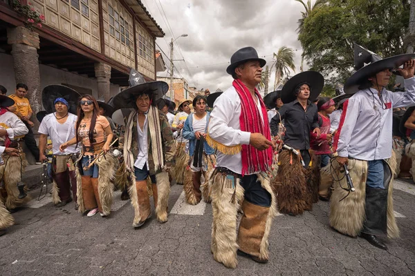 Inti Raymi parade in Ecuador — Stock Photo, Image
