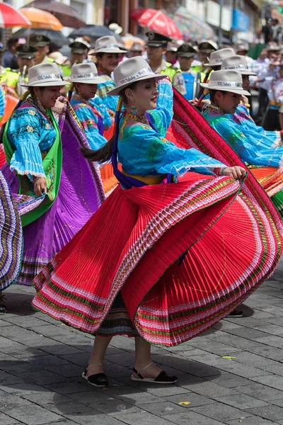 Fronleichnamsfeier in pujili, ecuador — Stockfoto