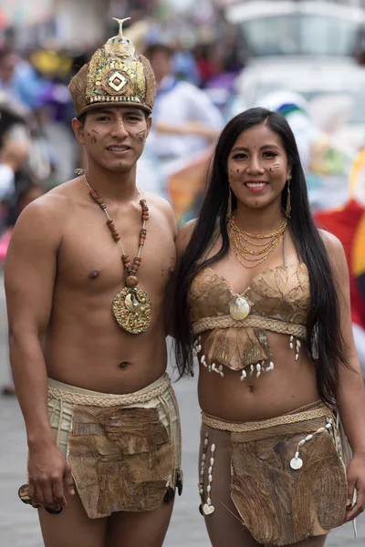 Indigene Völker aus dem Amazonasgebiet Ecuadors — Stockfoto