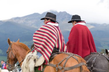cowboys in Ecuador clipart