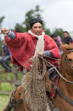Ekvator yerli kovboy 