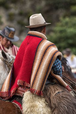at kovboyların Ekvador'da geri 